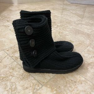Ugg Classic Cardi boots - black size 8